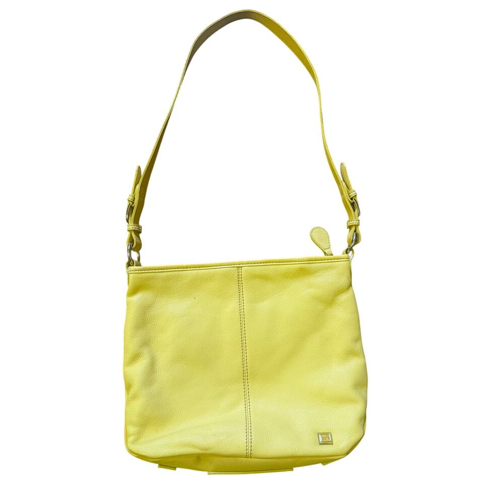 the sak sunlight yellow leather purse